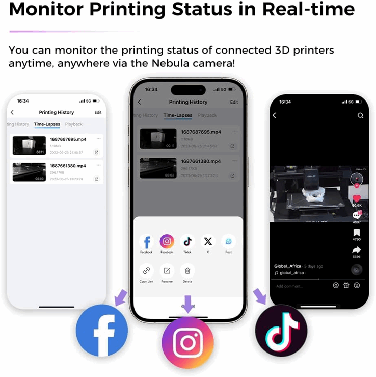 Creality Nebula Camera for 3D Printing