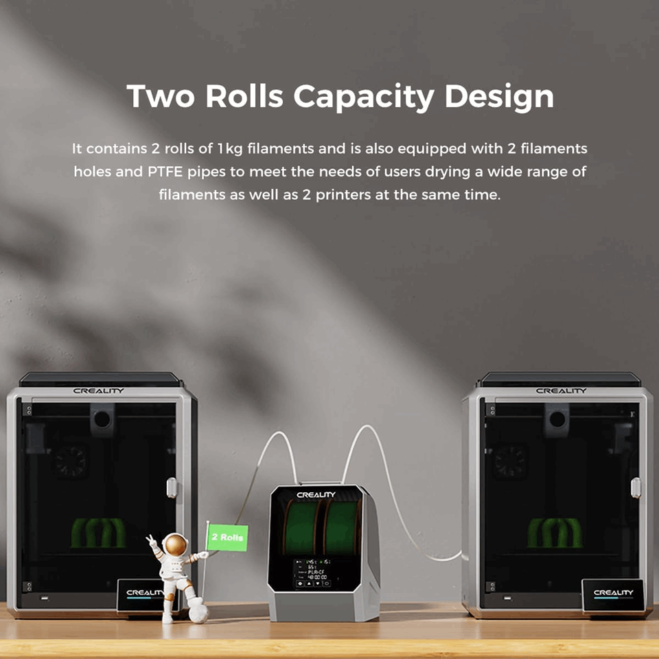 Creality Space PI Filament Dryer Plus – Filament Drying Solution