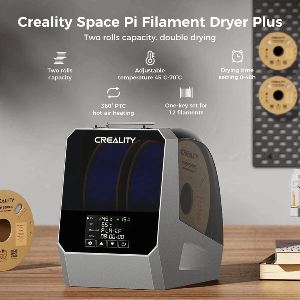Creality Space PI Filament Dryer Plus – Filament Drying Solution