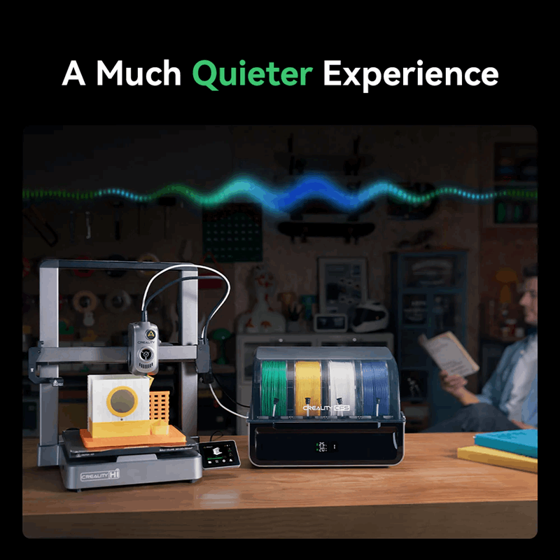 Creality Hi Combo 3D Printer – Multi-Colour Printing