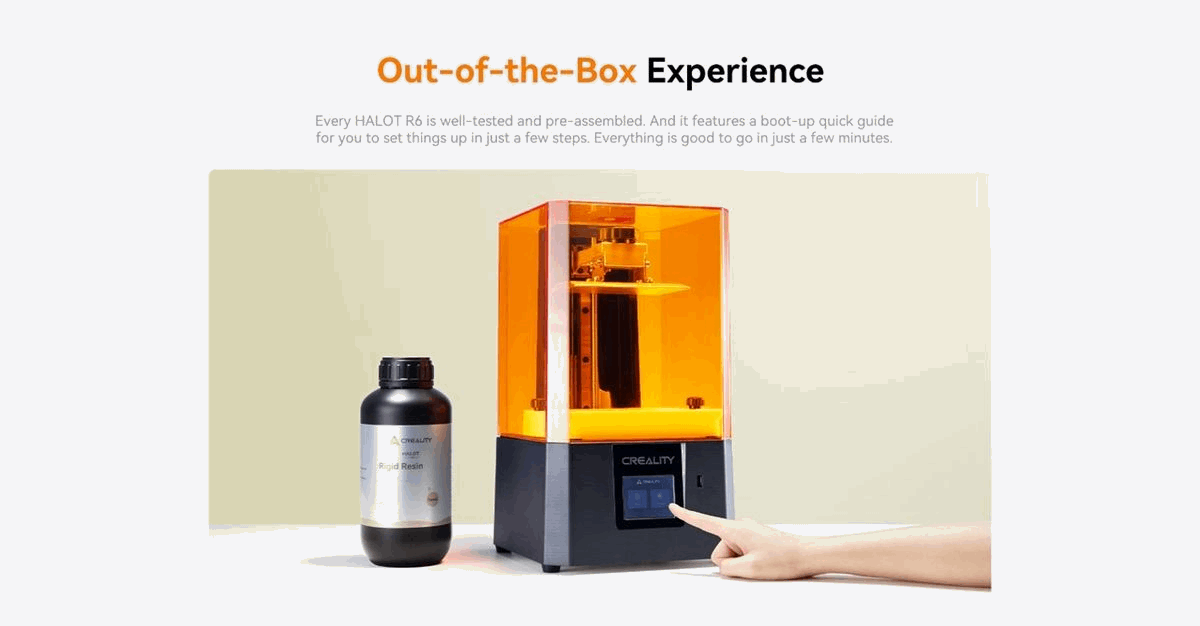 Creality Halot R6 - 3D Resin Printer