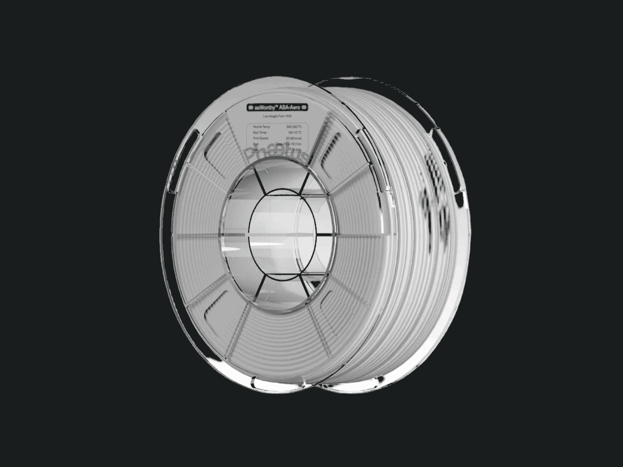 PHAETUS aeWorthy ASA-Aero Filament – Glass Fibre Reinforced Filament 1.75mm