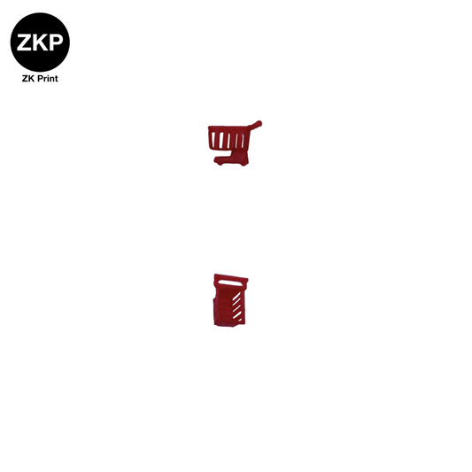 ZK Print Trolley Pink - Collectable Shopping Trolley