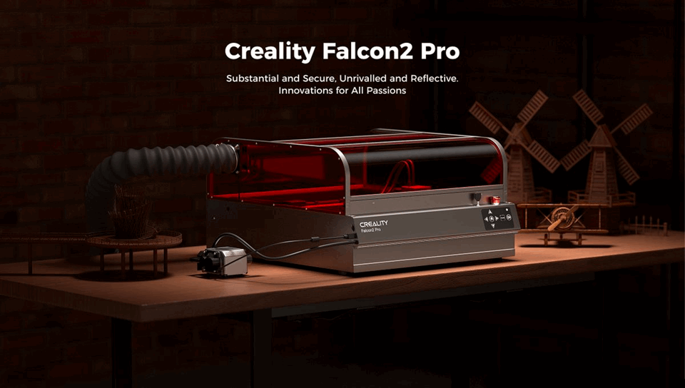 Creality CR Laser Falcon2 22W Pro 3D Laser Engraver with Air Assist