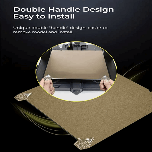 Creality K1 Max or QIDI Tech X-Plus4 Double-Sided Textured PEI Spring Steel Print Bed – Smooth & Textured