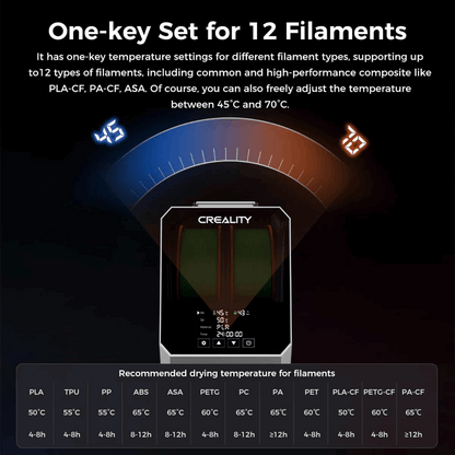 Creality Space PI Filament Dryer Plus – Filament Drying Solution