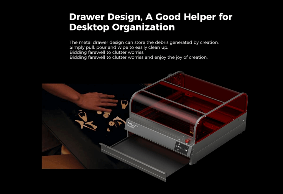 Creality CR Laser Falcon2 22W Pro 3D Laser Engraver with Air Assist