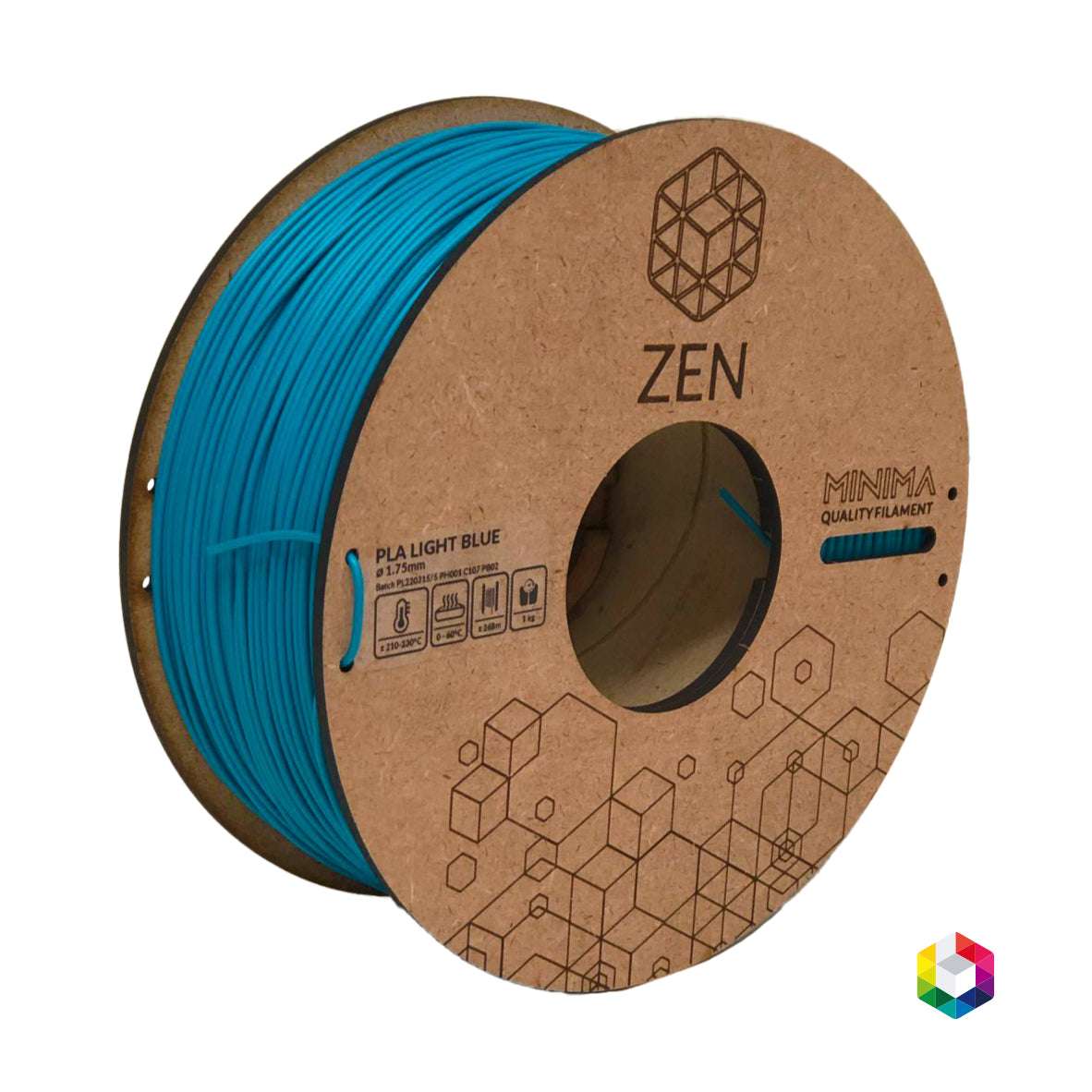 ZEN MINIMA PLA Filament – 1.75mm | 1KG | Eco-Friendly & Sustainable