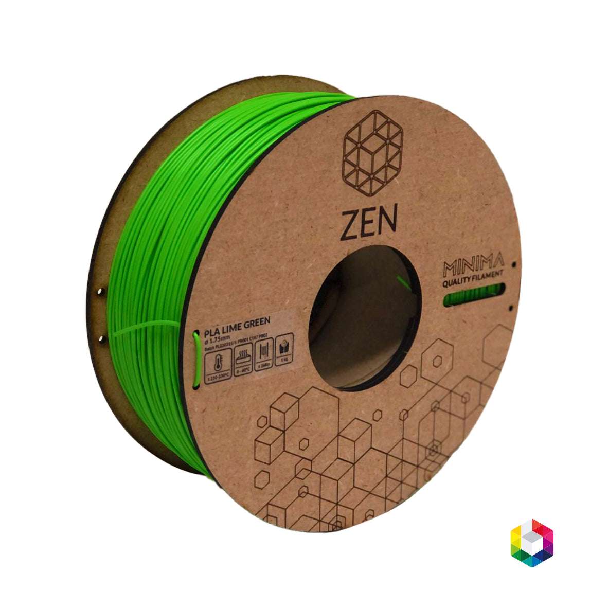 ZEN MINIMA PLA Filament – 1.75mm | 1KG | Eco-Friendly & Sustainable