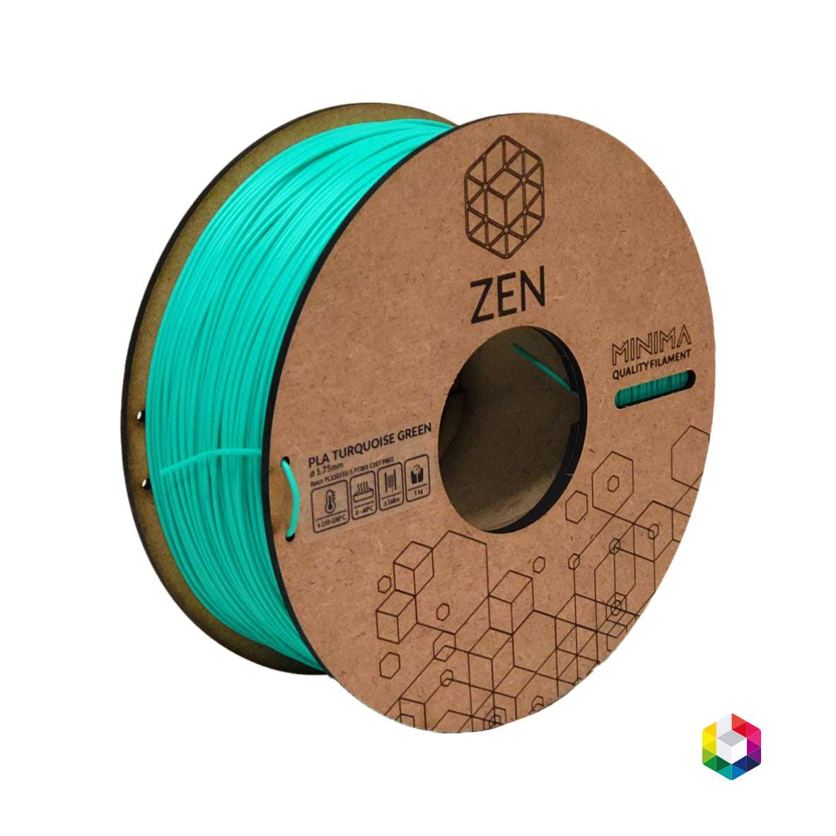 ZEN MINIMA PLA Filament – 1.75mm | 1KG | Eco-Friendly & Sustainable