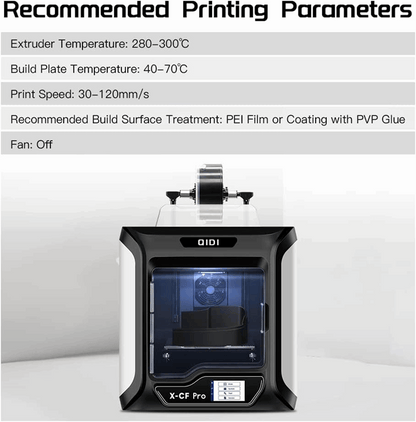 QIDI TECH PA12-CF Nylon Filament