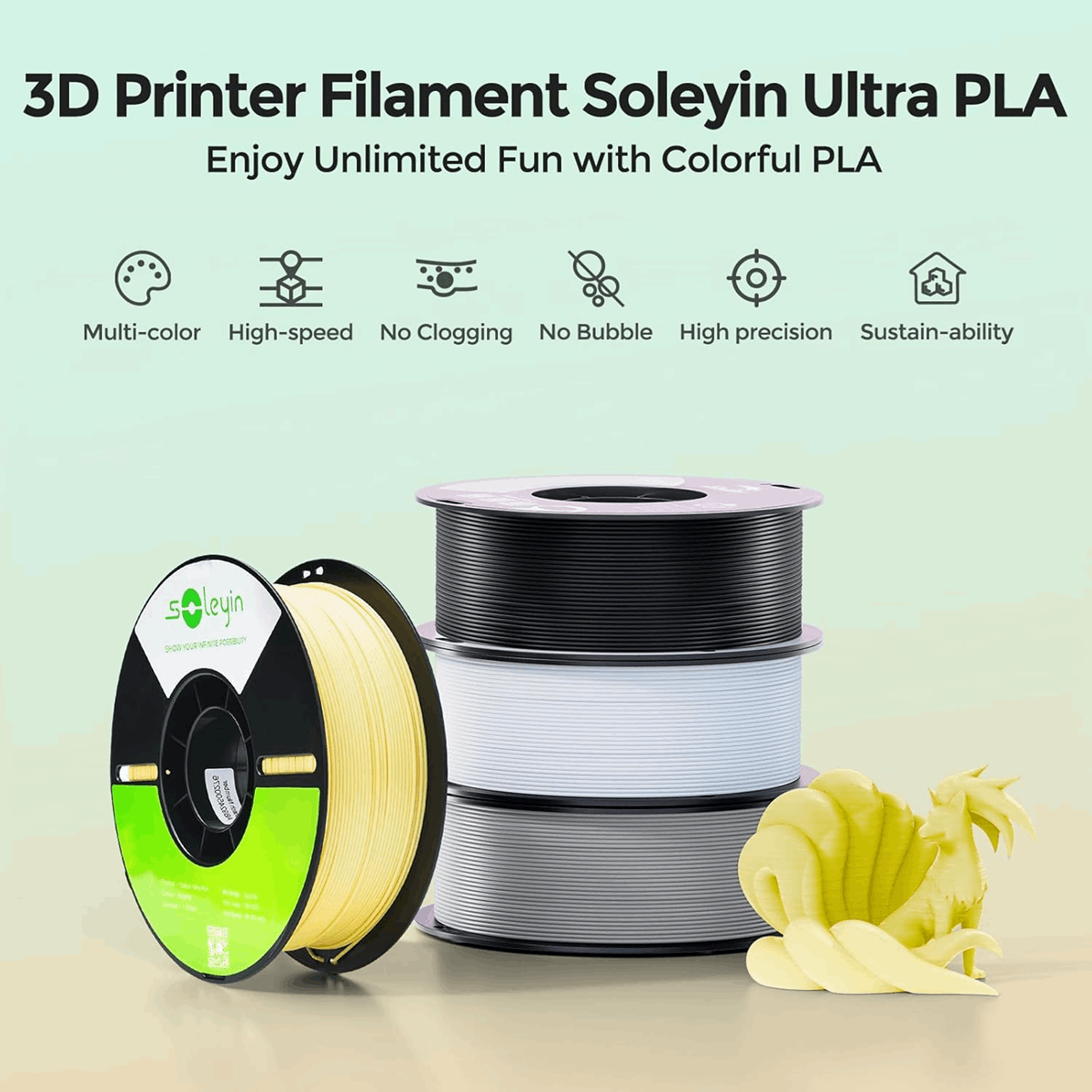 Soleyin Ultra PLA High-Speed Filament - 1 KG